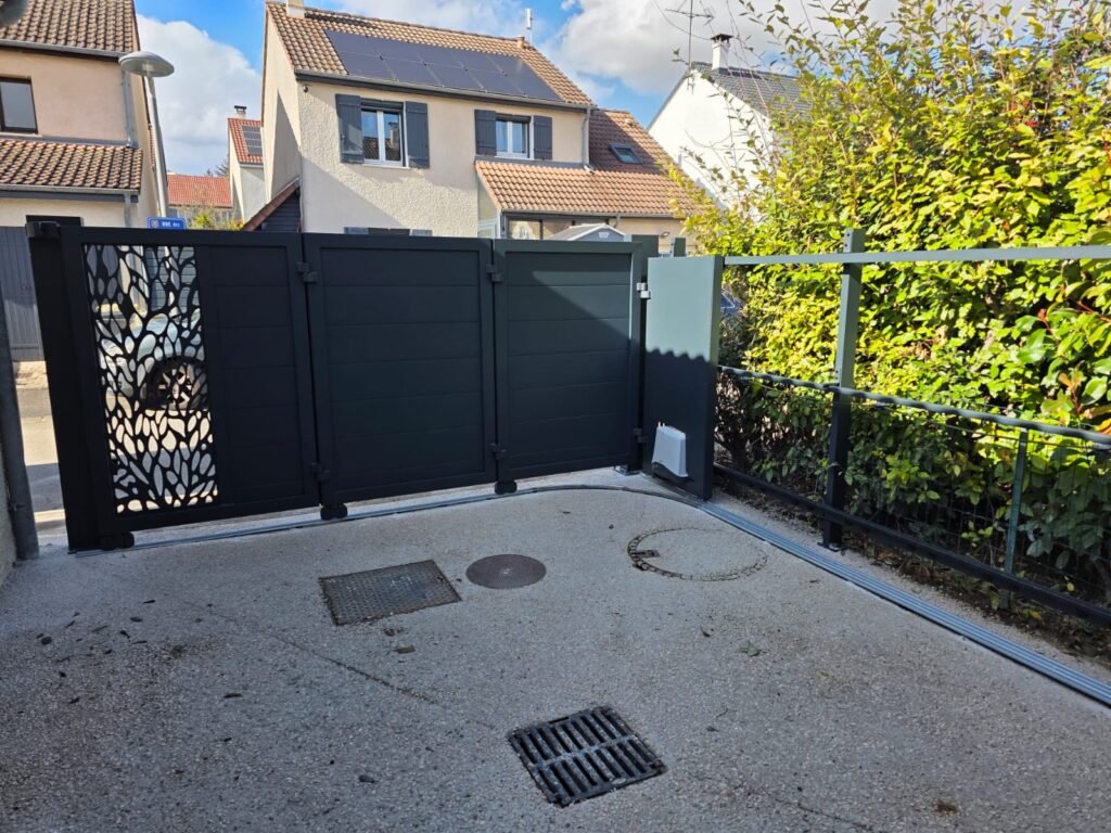 portail sectionnel coulissant